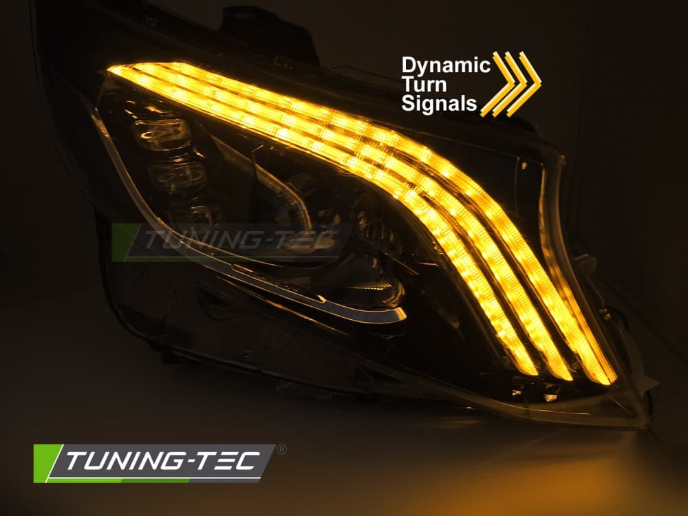 Predné Full LED svetlá Mercedes Vito / V trieda W447 14-23 DRL – náhľad 4