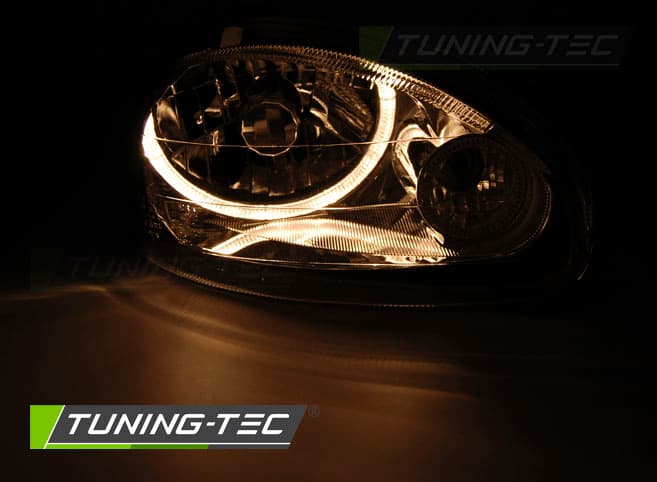 Predné svetlá Opel Corsa B 93-00 Angel Eyes Chrome - 90 – náhľad 2