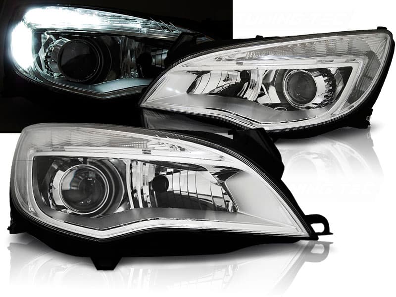 Predné svetlá Opel Astra J 10-12 DRL Chrome