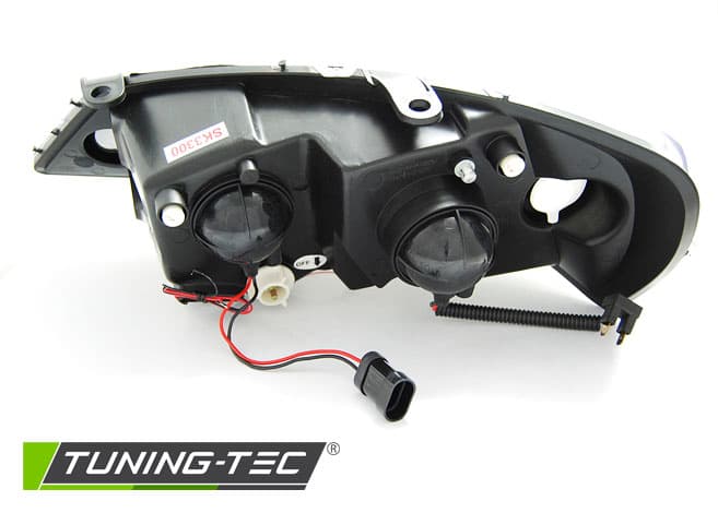 Predné svetlá Opel Astra G 97-04 Angel Eyes CCFL Chrome – náhľad 4