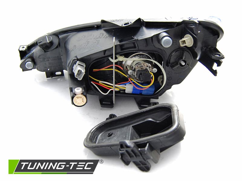 Predné svetlá Peugeot 206 Angel Eyes Chrome LED – náhľad 3