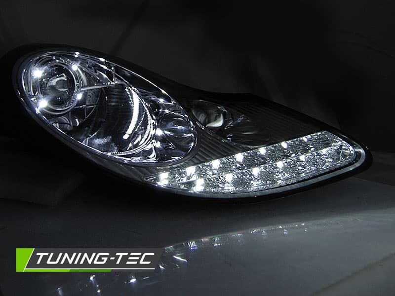 Predné svetlá Porsche Boxster 986 / 911 996 96-04 Daylight Chrome – náhľad 2