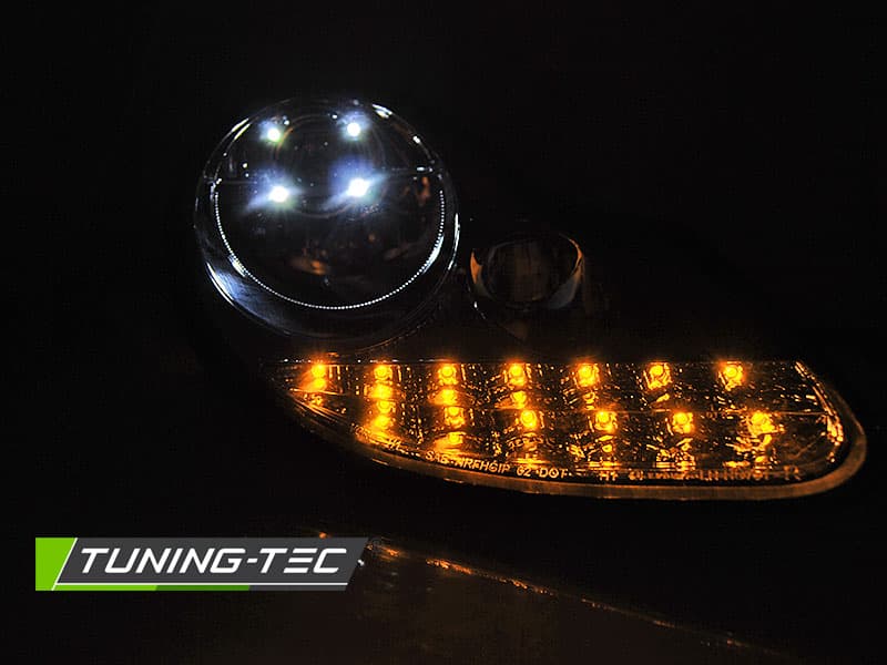 Predné svetlá Porsche Boxster 986 / 911 996 96-04 Daylight Chrome – náhľad 3