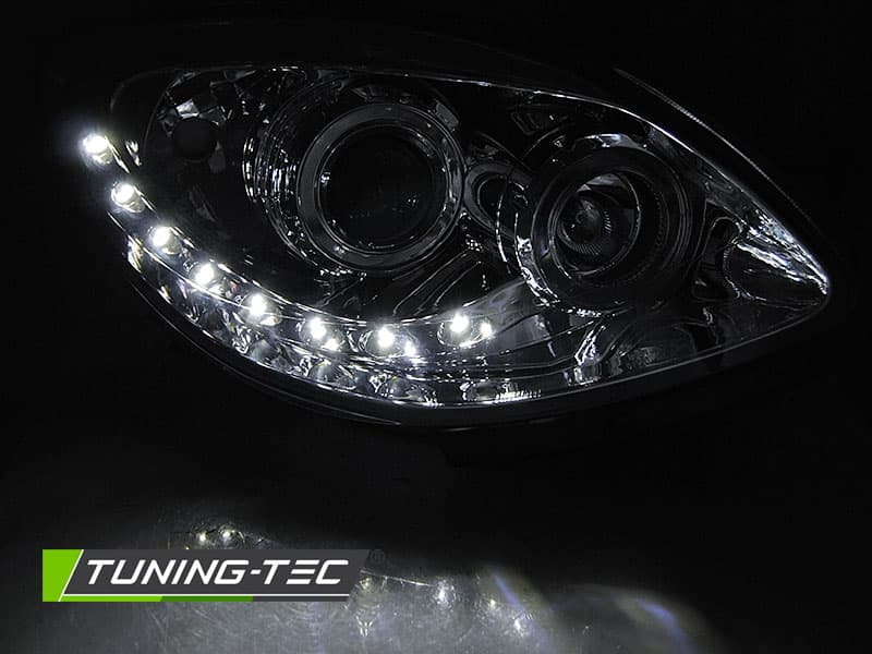 Predné svetlá Renault Twingo II 07-11 Daylight Chrome – náhľad 2