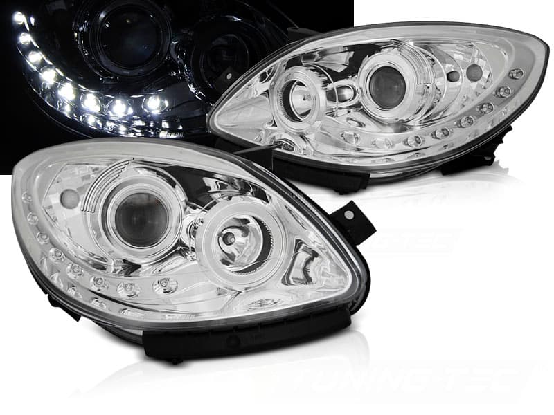 Predné svetlá Renault Twingo II 07-11 Daylight Chrome