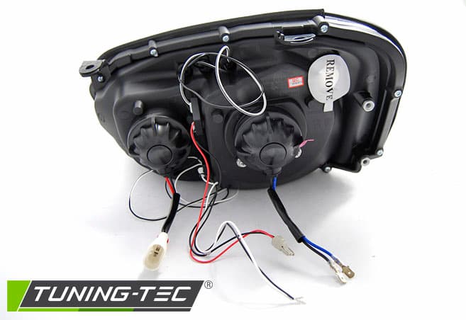 Predné svetlá Subaru Impreza II 03-05 Angel Eyes Chrome – náhľad 4