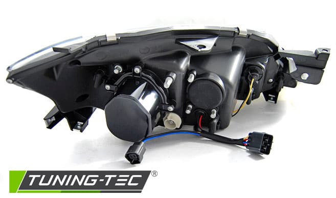 Predné xenónové svetlá Subaru Impreza III 07-12 Tube Light Black – náhľad 3