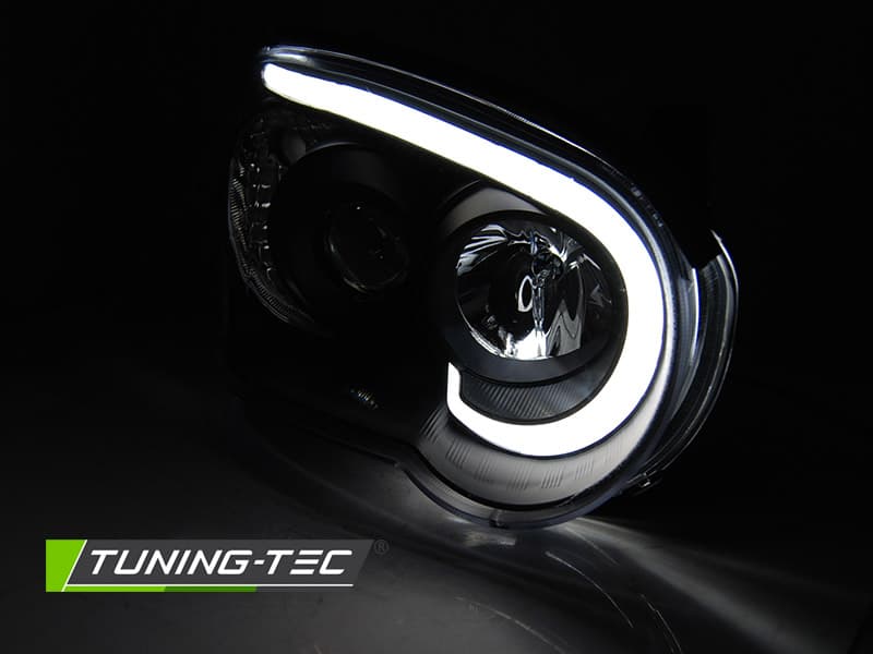 Predné svetlá Subaru Impreza II 03-05 Tube Light Black – náhľad 2
