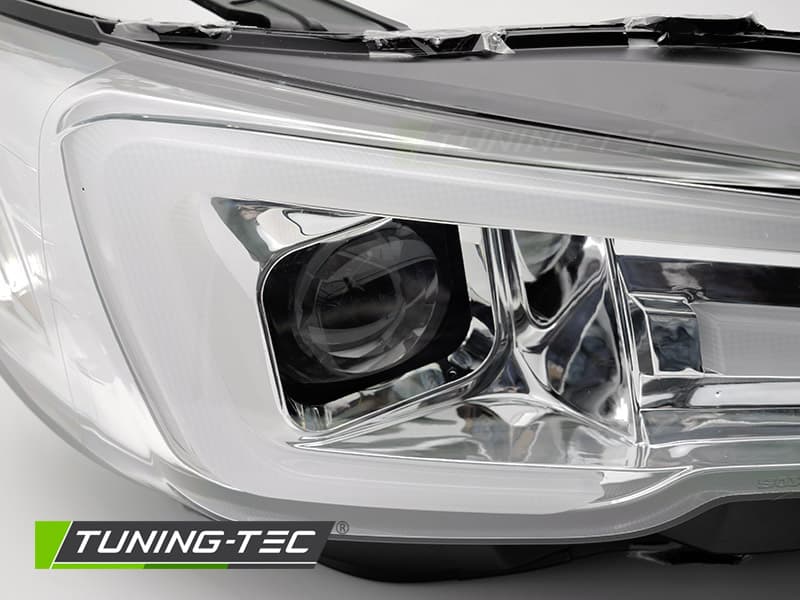 Predné LED svetlá Subaru WRX 14-22 DRL Chrome – náhľad 2