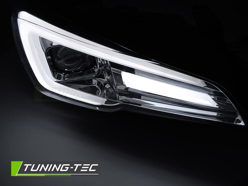 Predné LED svetlá Subaru WRX 14-22 DRL Chrome – náhľad 3