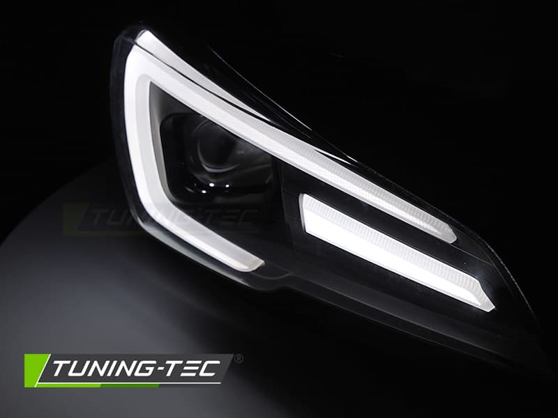 Predné LED svetlá Subaru WRX 14-22 DRL Black – náhľad 2