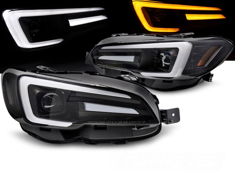 Predné LED svetlá Subaru WRX 14-22 DRL Black