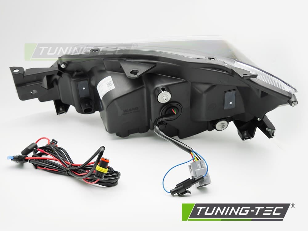 Predné Full LED svetlá Subaru WRX 08-14 Tube Light Black – náhľad 4