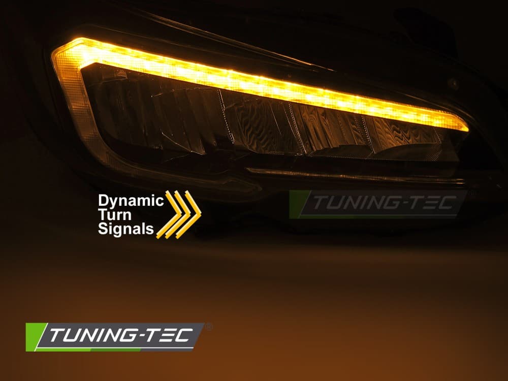 Predné Full LED svetlá Subaru WRX 15-22 Tube Black (variant) – náhľad 3