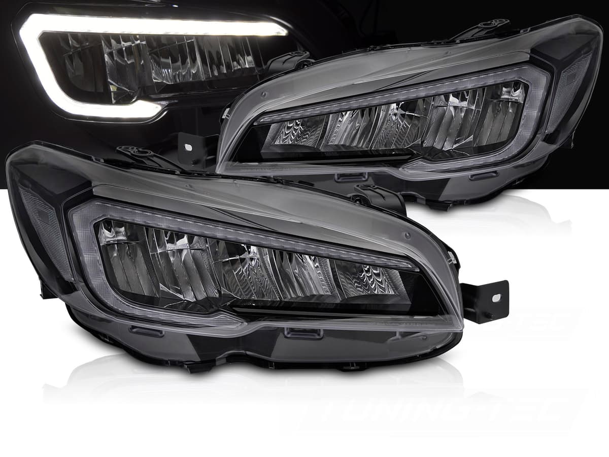 Predné Full LED svetlá Subaru WRX 15-22 Tube Black (variant)