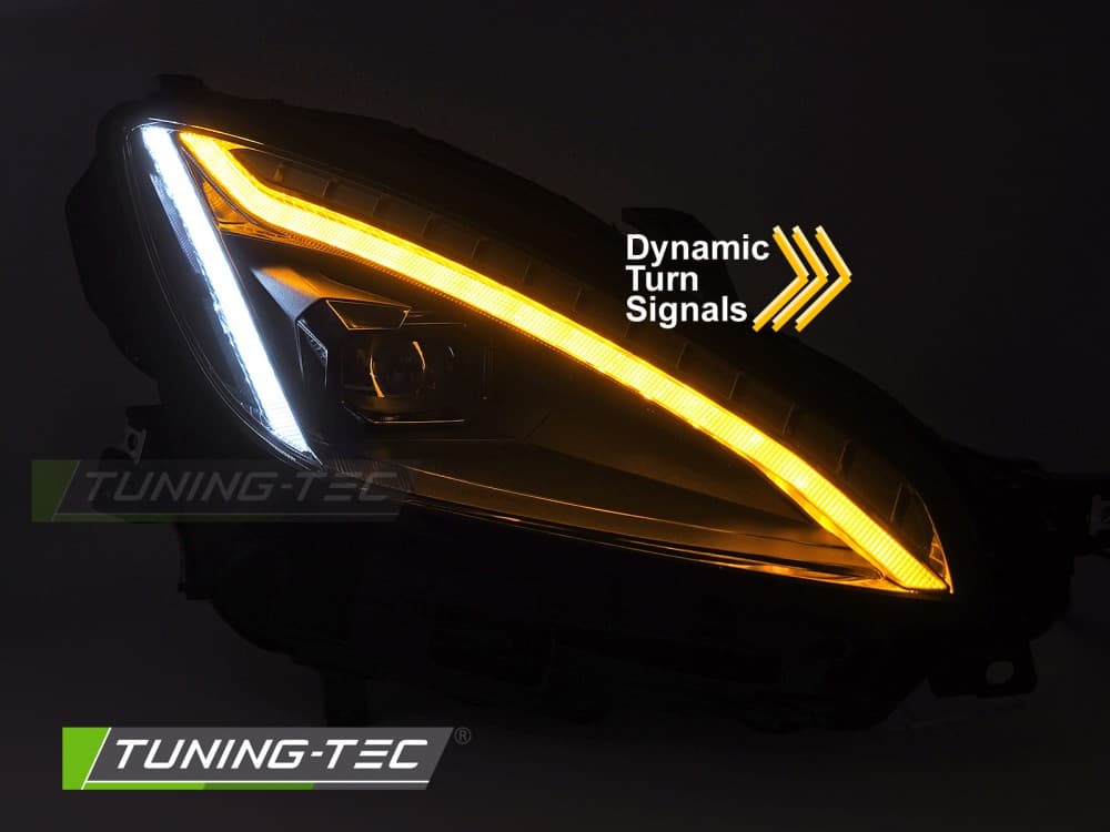 Predné Full LED svetlá Toyota GR86 21- DRL Black – náhľad 3