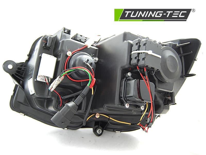 Predné svetlá Volkswagen Transporter T6 15-19 Tube Light DRL Black – náhľad 4