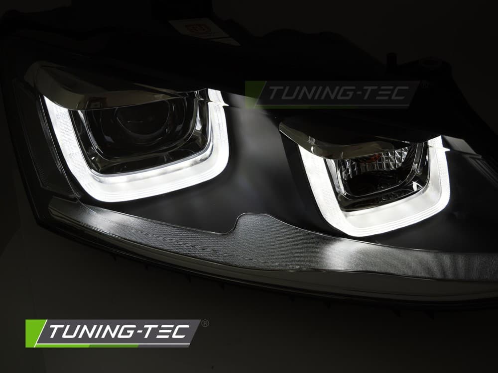 Predné svetlá Volkswagen Jetta VI 11-18 U-LED DRL – náhľad 2
