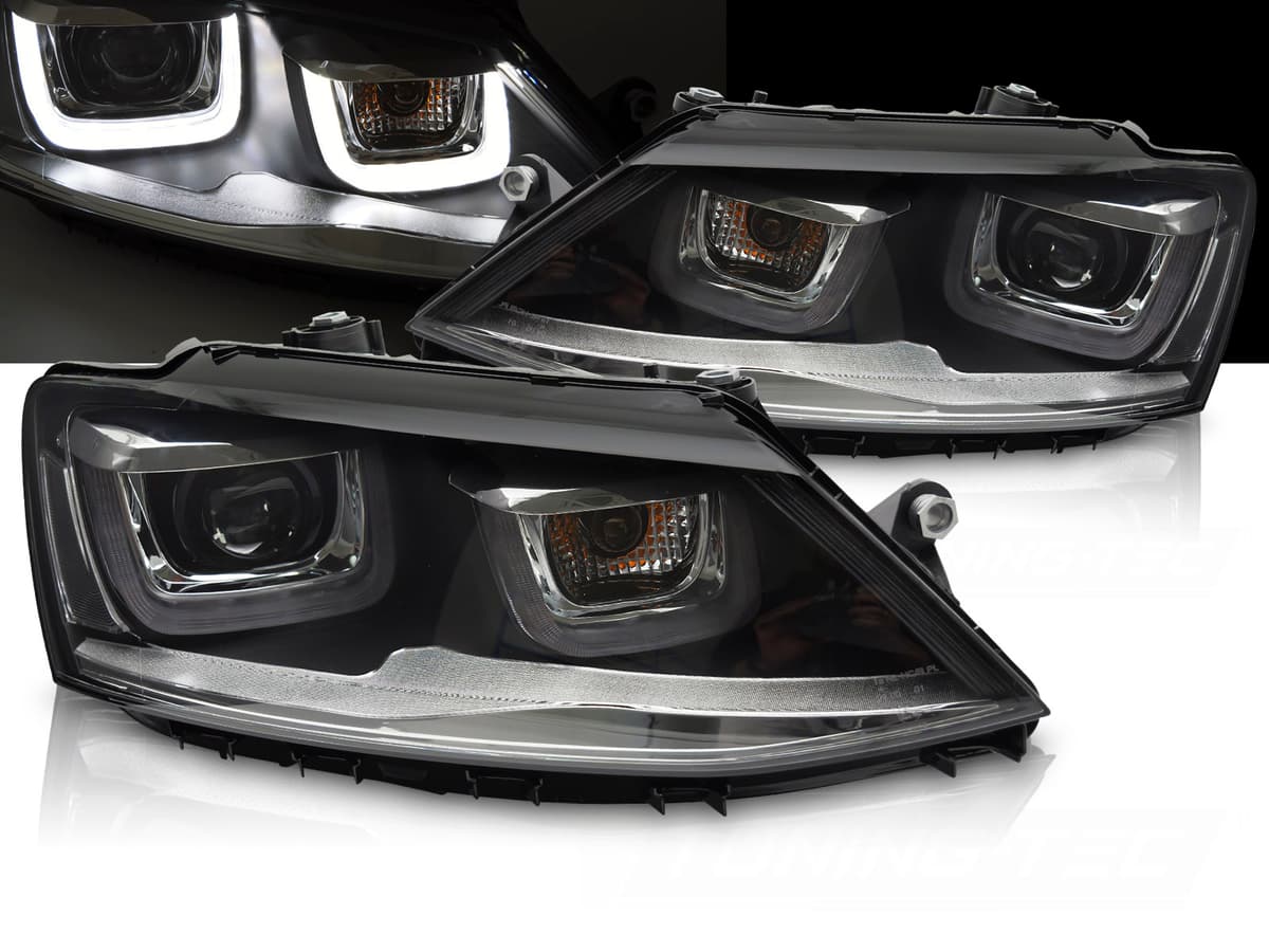 Predné svetlá Volkswagen Jetta VI 11-18 U-LED DRL