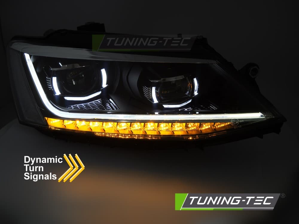 Predné svetlá Volkswagen Jetta VI 11-18 LED SEQ DRL – náhľad 3