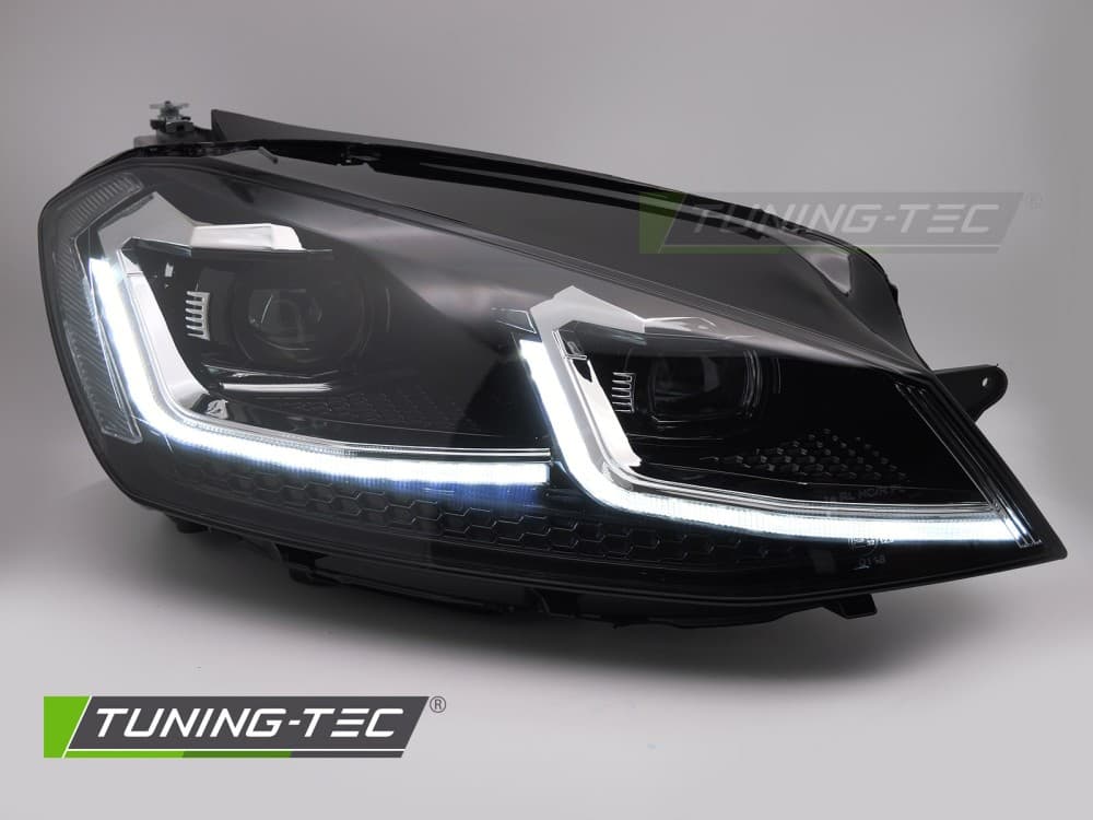 Predné svetlá Volkswagen Golf VII 13-17 Silver Line LED DRL – náhľad 4