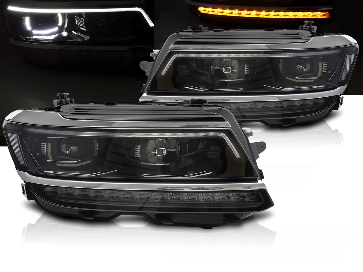 Predné Full LED svetlá Volkswagen Tiguan II 15-20 SEQ DRL