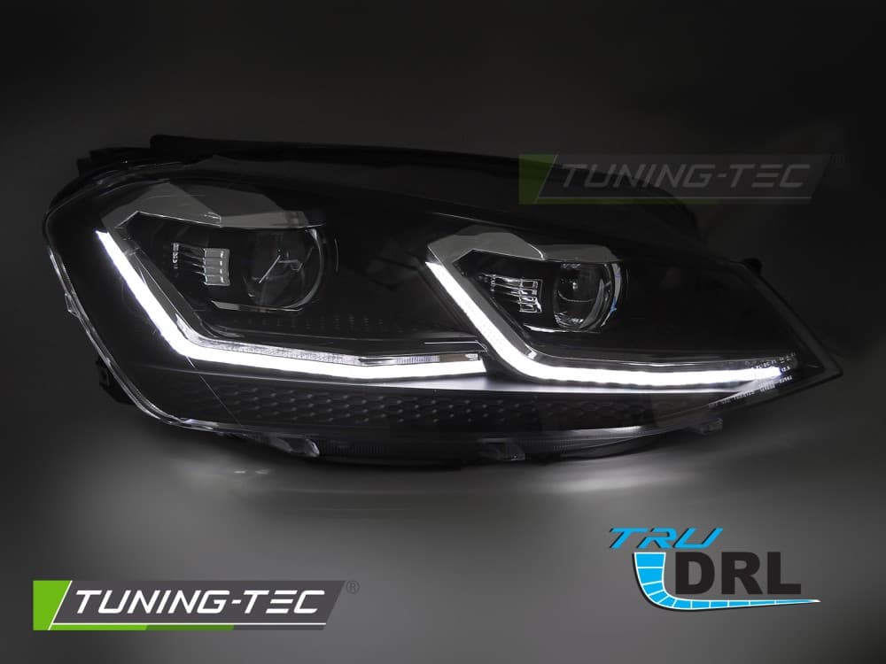 Predné svetlá Volkswagen Golf VII 13-17 Silver LED DRL (homologované) – náhľad 2