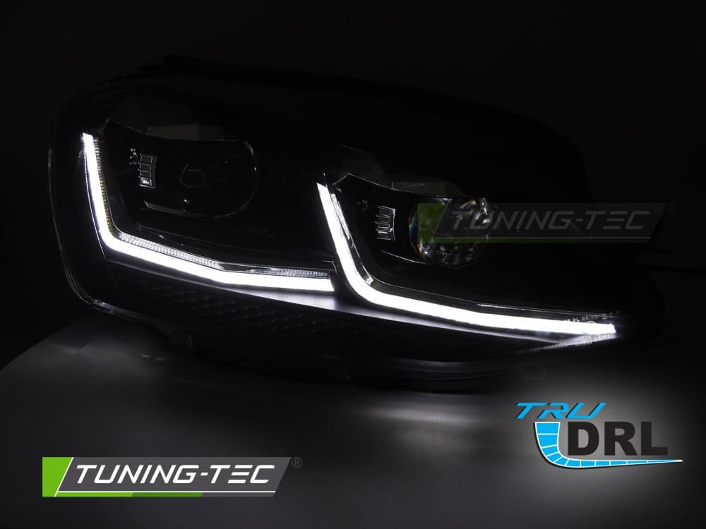 Predné svetlá Volkswagen Golf VII 17-19 Red LED DRL (homologované) – náhľad 2