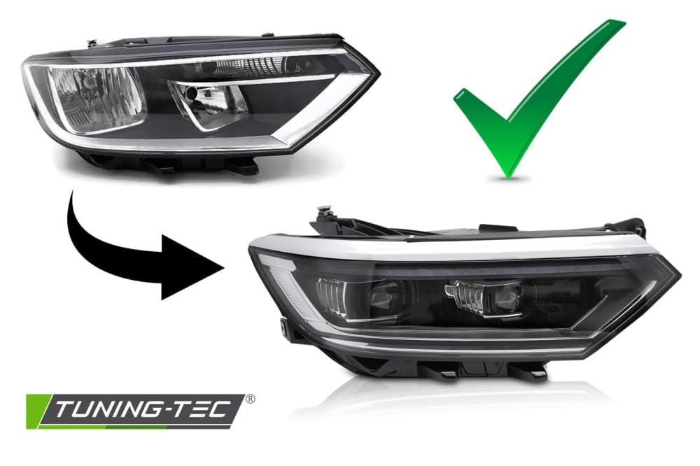Predné Full LED svetlá Volkswagen Passat B8 14-19 SEQ DRL (uvítacie svetlo) – náhľad 5