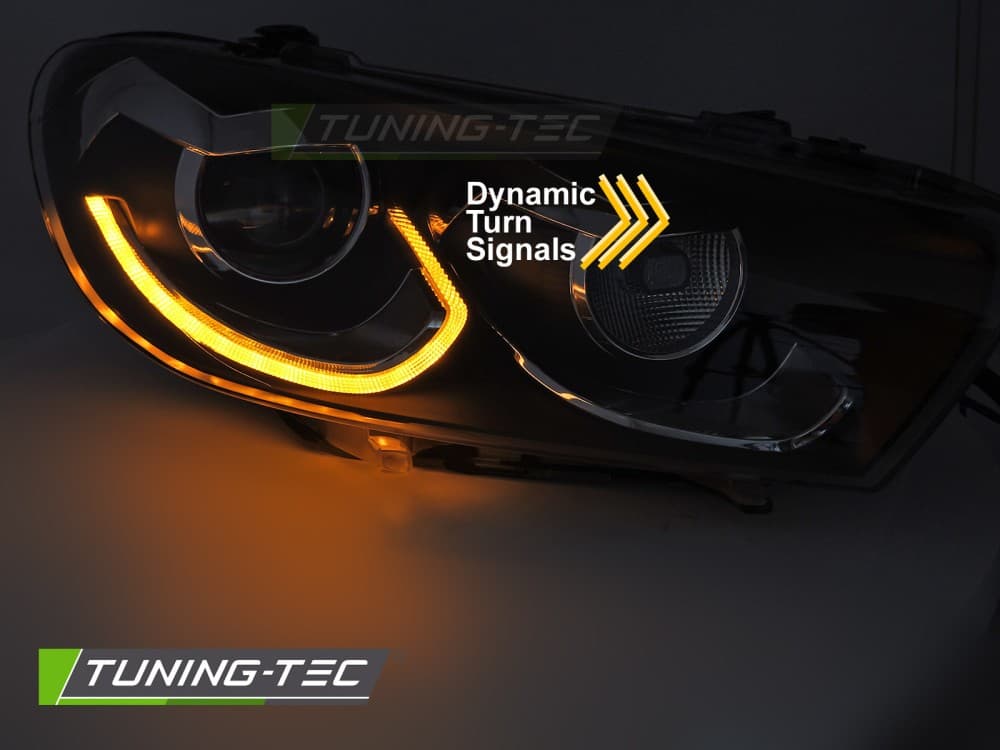 Predné svetlá VW Scirocco III 08-14 FULL LED Sekvenčné – náhľad 3