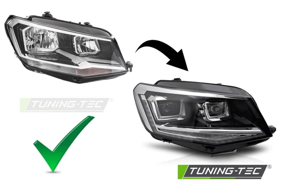 Predné svetlá VW Caddy SA 15-20 FULL LED sekvenčné DRL – náhľad 5