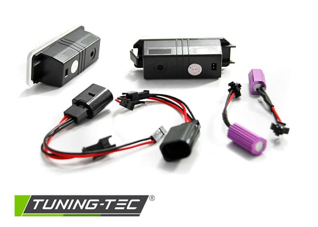 LED osvetlenie ŠPZ VW Golf IV/V/VI/VII, Passat B6, Passat CC, Scirocco 3xLED – náhľad 3
