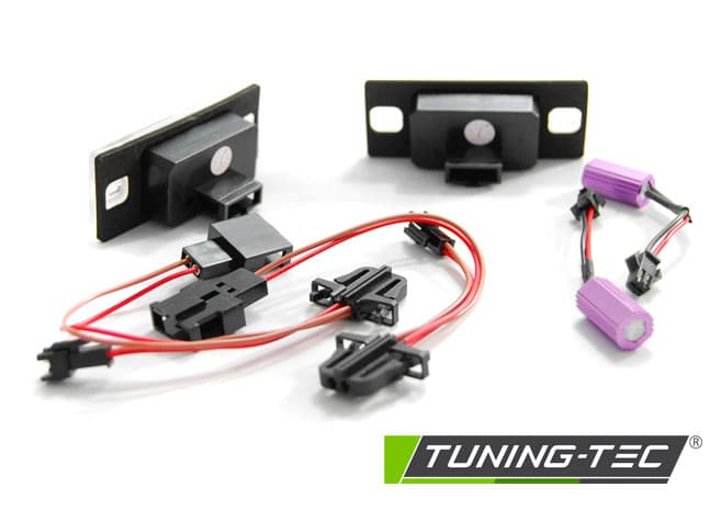 LED osvetlenie ŠPZ VW Tiguan / Touareg / Golf V Variant / Porsche Cayenne 3xLED s Canbus – náhľad 3