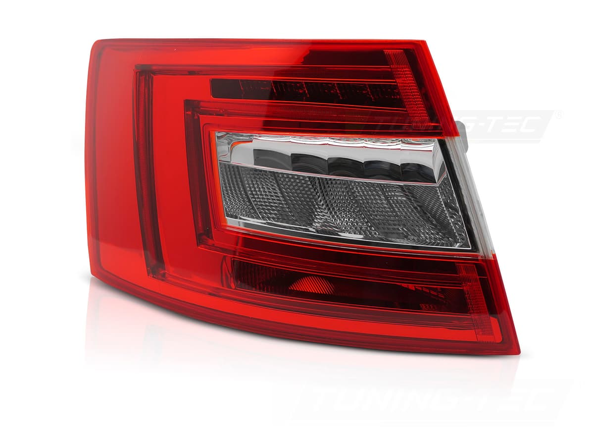 Zadné svetlo LED Škoda Octavia III 12-16 Liftback Red White ľavé
