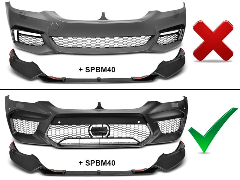 Predný spojler BMW 5er G30 G31 17-20 Sport Style – náhľad 5
