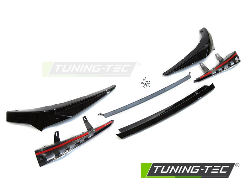 Predný spojler BMW G30 G31 LCI 20-23 Glossy Black Sport CS Style – náhľad 5