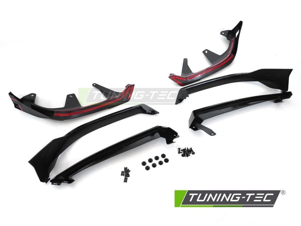 Predný spojler BMW G60 G61 23- Performance Style Black – náhľad 3