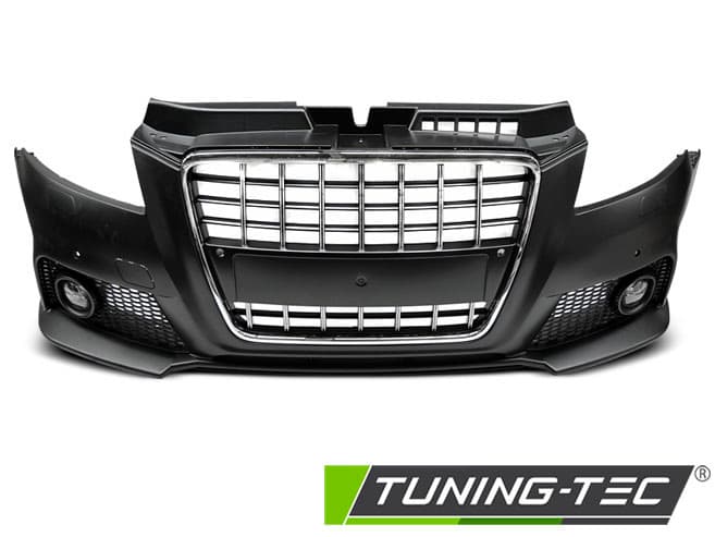 Predný nárazník Audi A3 8P 08-12 Sport Chrome Black PDC – náhľad 2