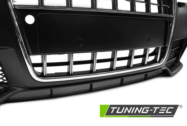 Predný nárazník Audi A4 B7 04-08 Sport Chrome Black PDC – náhľad 4