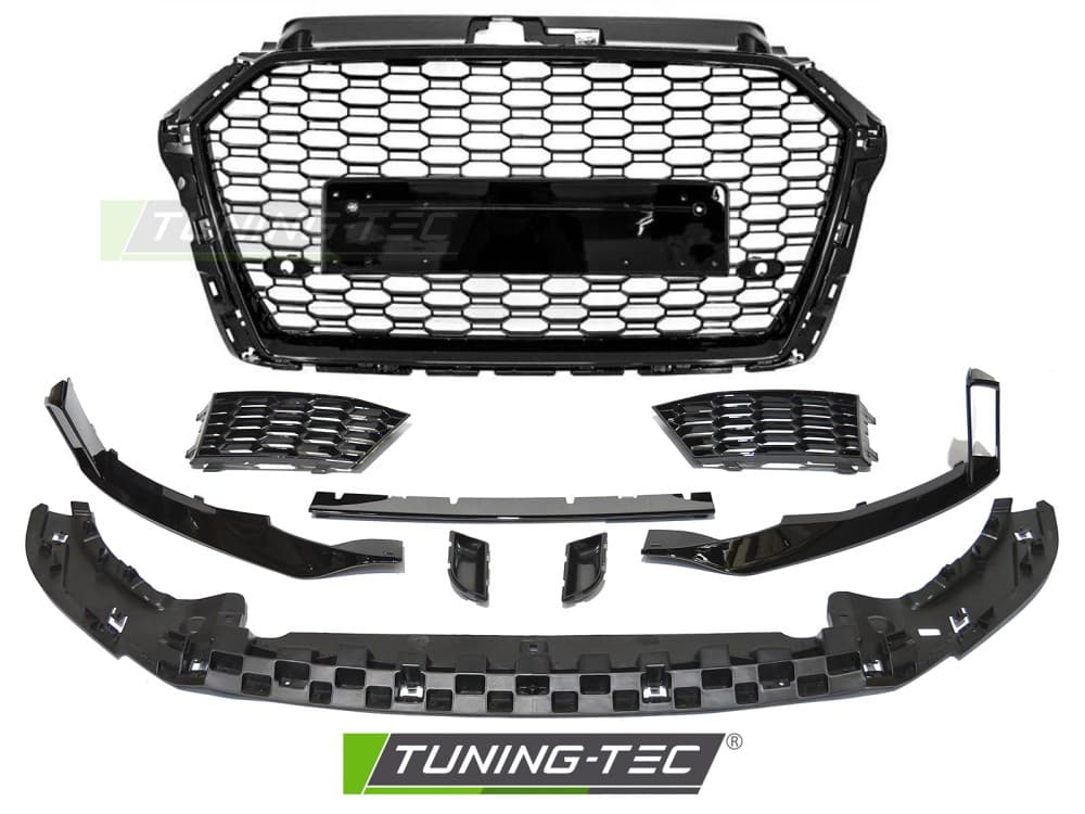 Predný nárazník Audi A3 8V 17-20 Sport Black PDC – náhľad 5