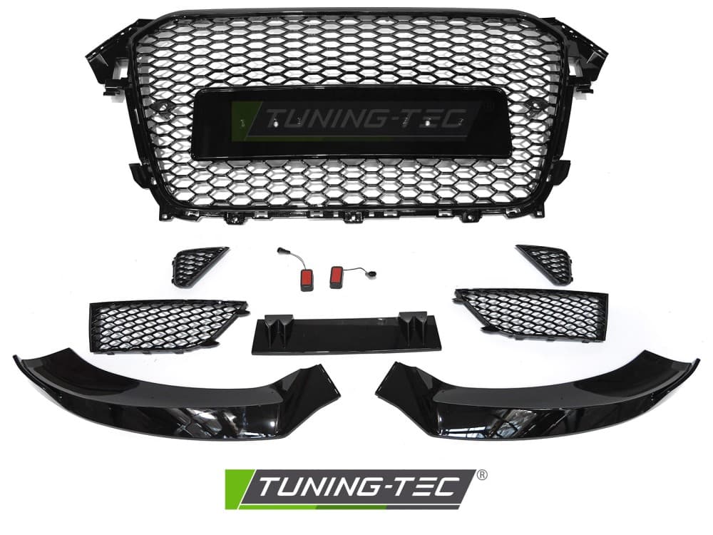 Predný nárazník Audi A4 B8 12-15 Sport Black PDC – náhľad 6