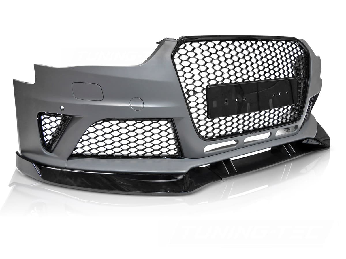 Predný nárazník Audi A4 B8 12-15 Sport Black PDC