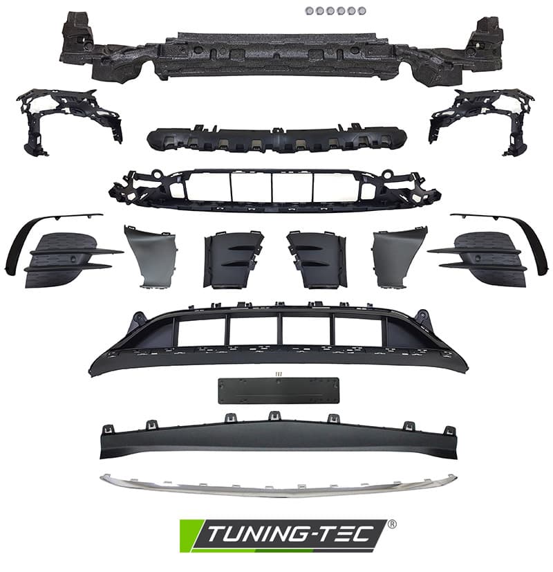 Predný nárazník Mercedes E trieda W213 20-23 Sport PDC Chrome – náhľad 4