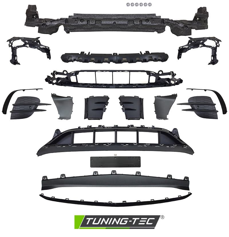 Predný nárazník Mercedes E trieda W213 20-23 Sport PDC Black – náhľad 4