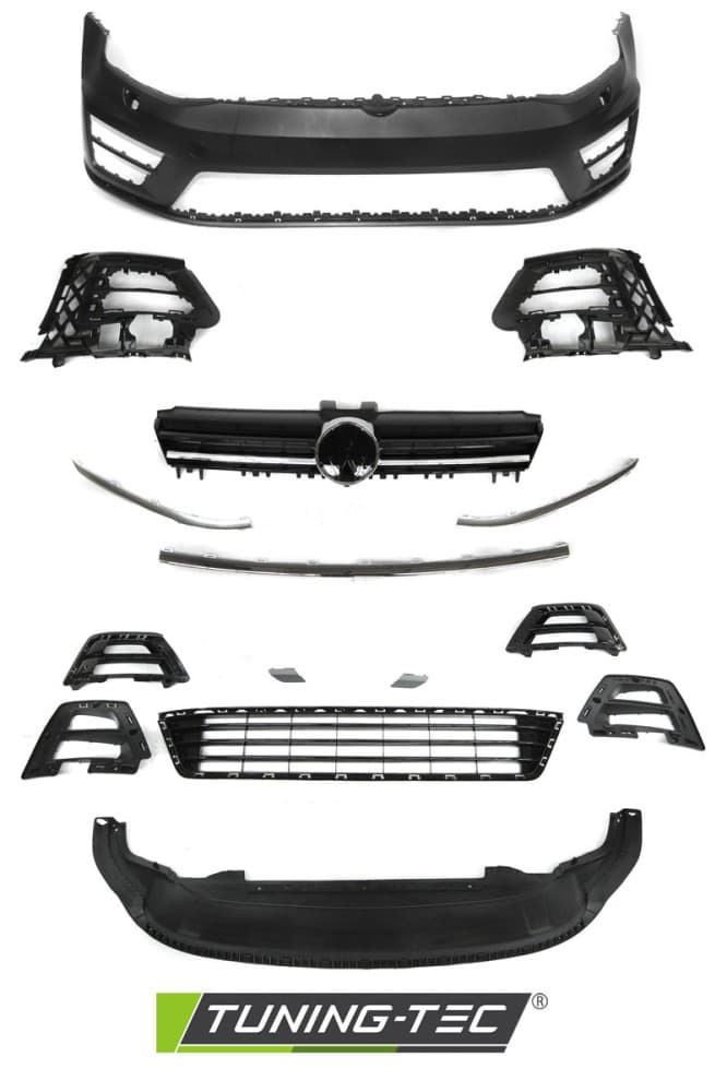 Predný nárazník Volkswagen Golf VII 13-17 Sport PDC – náhľad 4