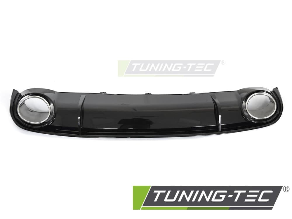 Difúzor Audi A4 B8 08-11 Single Outlet Glossy Black Sport Style – náhľad 2
