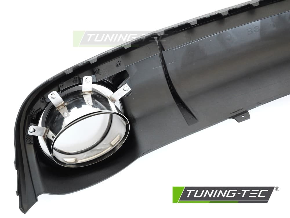 Difúzor Audi A4 B8 08-11 Single Outlet Glossy Black Sport Style – náhľad 4