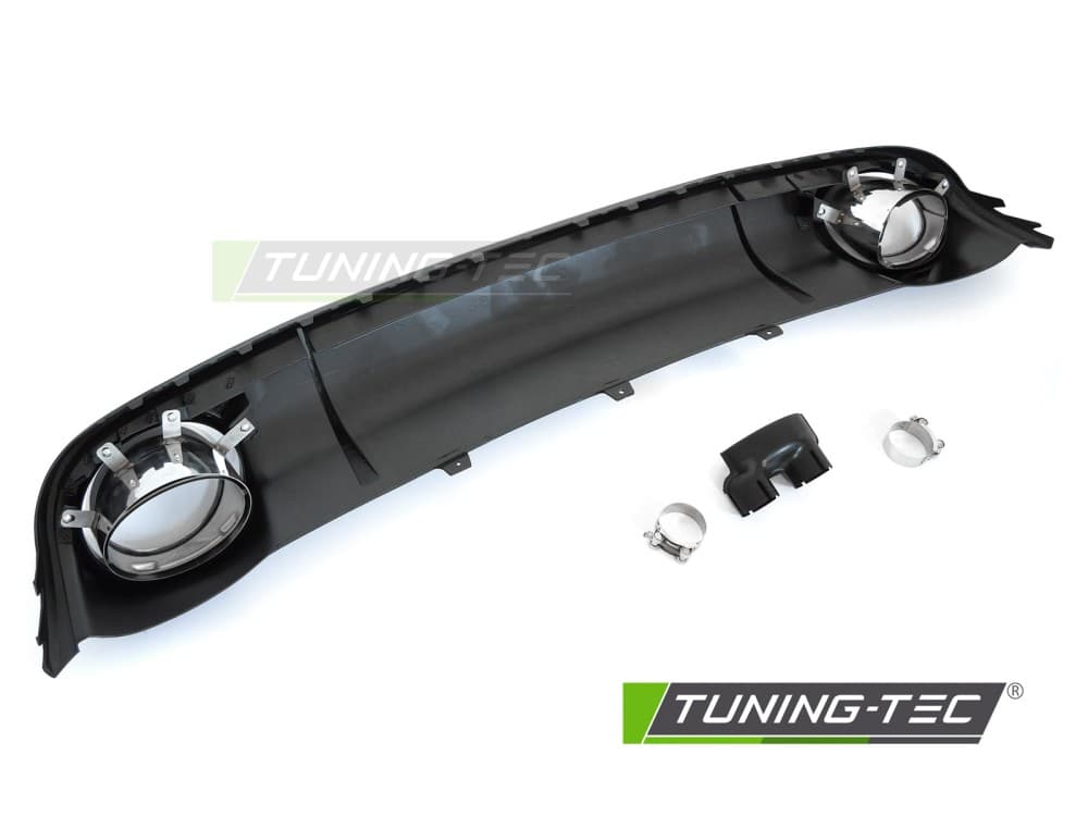 Difúzor Audi A4 B8 08-11 Single Outlet Glossy Black Sport Style – náhľad 5