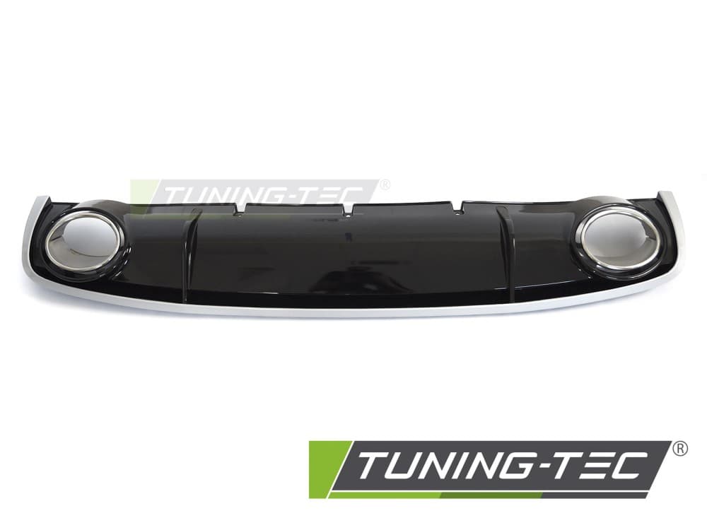 Difúzor Audi A4 B8 12-15 Single Outlet Glossy Black Sport Style – náhľad 2