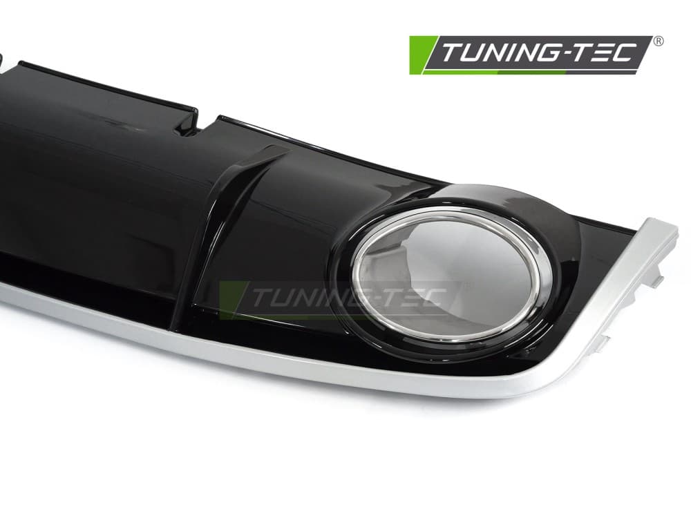 Difúzor Audi A4 B8 12-15 Single Outlet Glossy Black Sport Style – náhľad 4